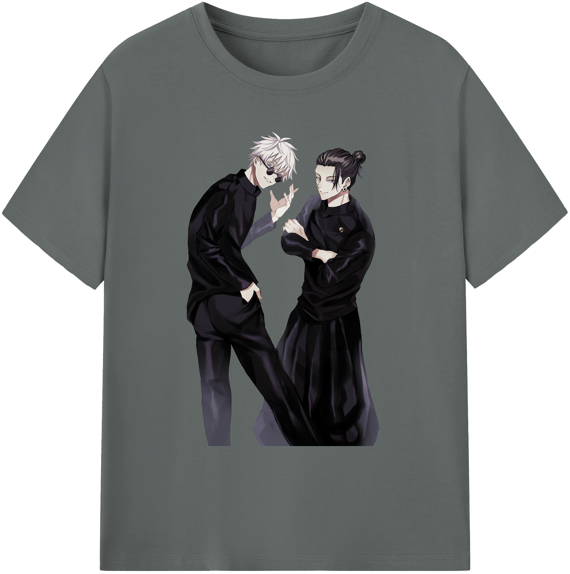 （画像用） 呪術廻戦 Jujutsu Kaisen 綿100％ メンズ半袖Tシャツ｜肌触りやわらか＆通気性